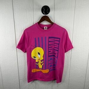Vintage 90’s Looney Tunes Tweety Bird Whatever Cartoon Tee Size Medium